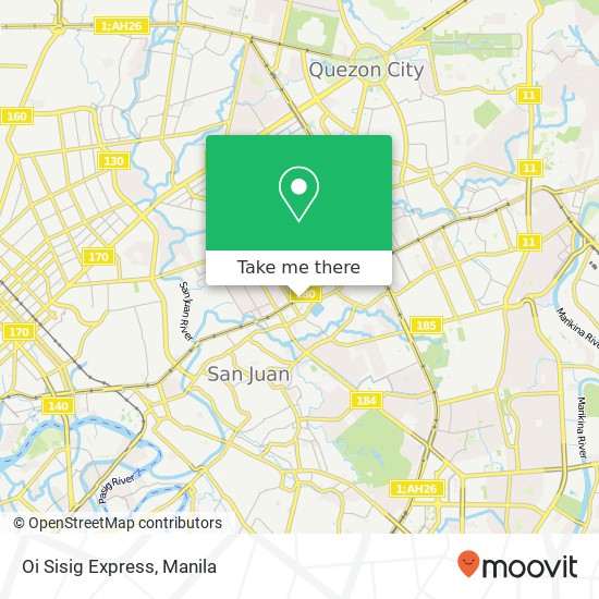 Oi Sisig Express, Kaunlaran, Quezon City map