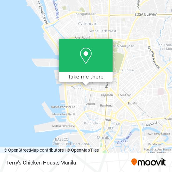 Terry's Chicken House map