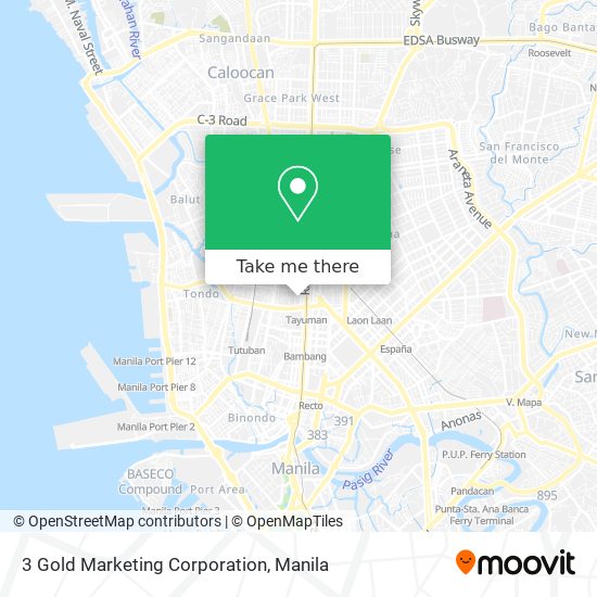 3 Gold Marketing Corporation map
