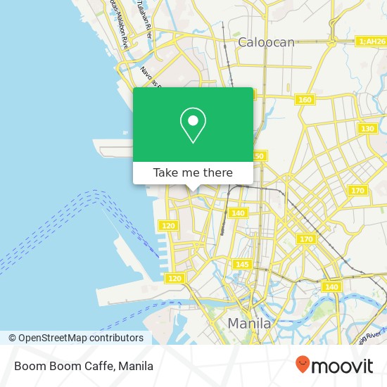 Boom Boom Caffe, Marvar Barangay 94, Manila map