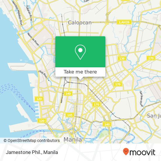 Jamestone Phil., Cavite St Barangay 366, Manila map