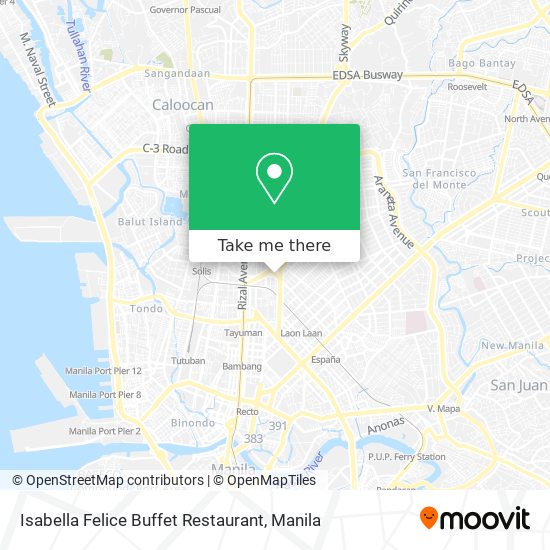 Isabella Felice Buffet Restaurant map