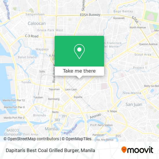 Dapitan's Best Coal Grilled Burger map