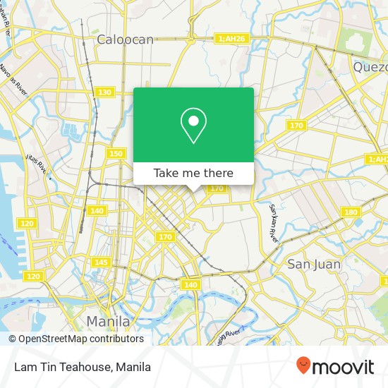 Lam Tin Teahouse, M. Cuenco St Santa Teresita, Quezon City map