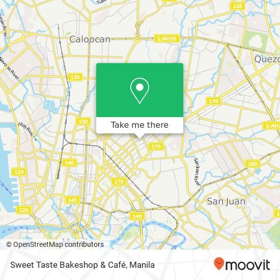 Sweet Taste Bakeshop & Café, N. Roxas Lourdes, Quezon City map