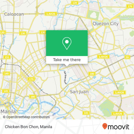 Chicken Bon Chon map
