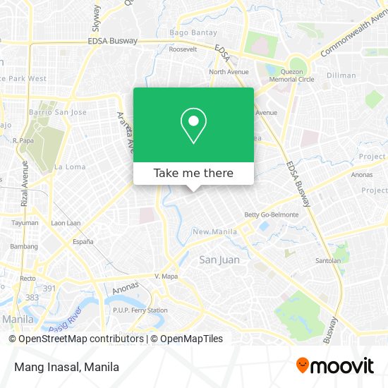 Mang Inasal map