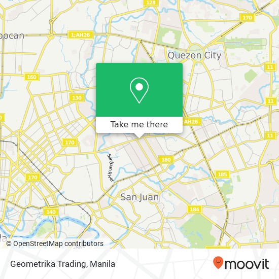 Geometrika Trading, E. Rodriguez Sr. Ave Mariana, Quezon City map