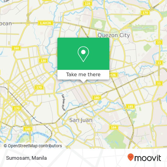Sumosam, Doña M. Hemady Kristong Hari, Quezon City map