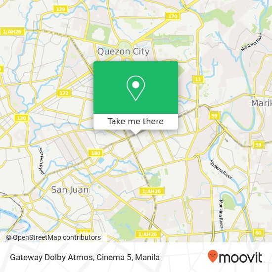 Gateway Dolby Atmos, Cinema 5 map