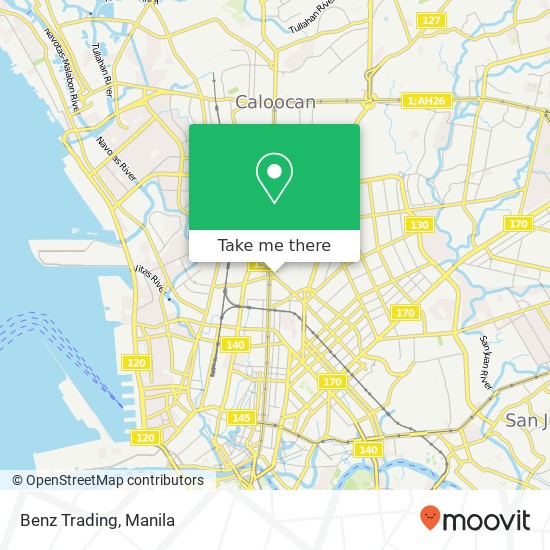 Benz Trading, Barangay 375, Manila map