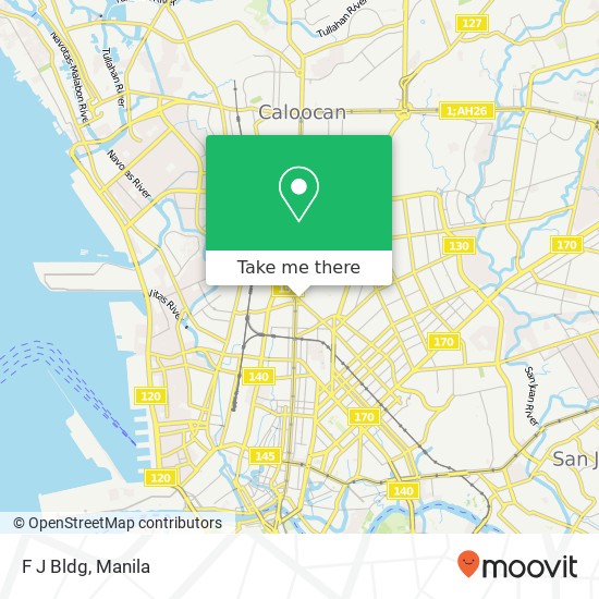 F J Bldg, Maria Natividad St Barangay 375, Manila map