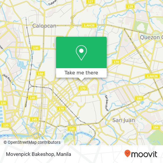 Movenpick Bakeshop, Banawe Ave Lourdes, Quezon City map