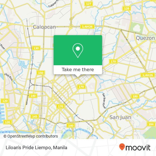 Liloan's Pride Liempo, Banawe Ave Santo Domingo, Quezon City map