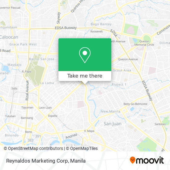 Reynaldos Marketing Corp map