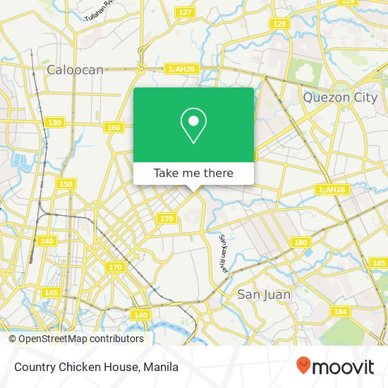 Country Chicken House, Quezon Ave Tatalon, Quezon City map
