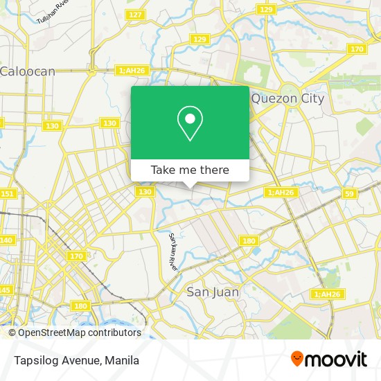 Tapsilog Avenue map