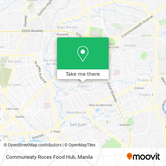 Communeaty Roces Food Hub map