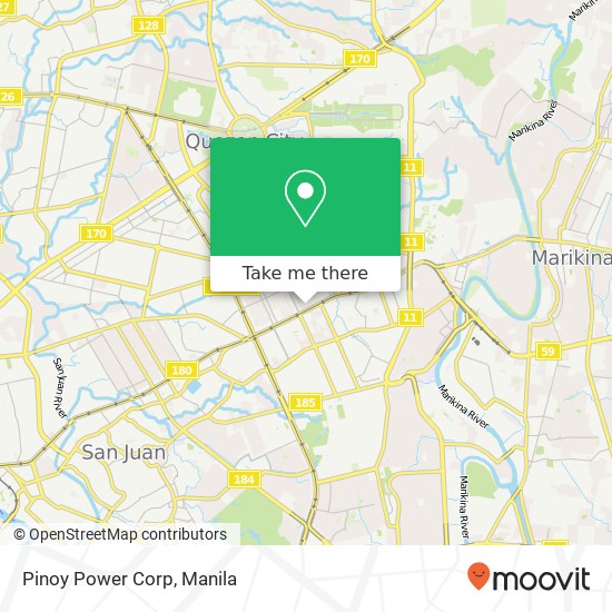 Pinoy Power Corp, Albany Silangan, Quezon City map