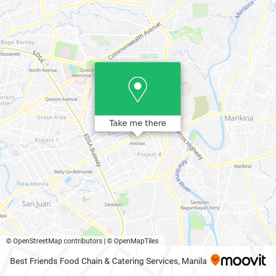 Best Friends Food Chain & Catering Services map