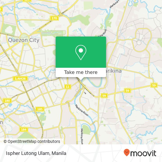 Ispher Lutong Ulam, F. V. Ramos Bypass Rd Barangka, Marikina map