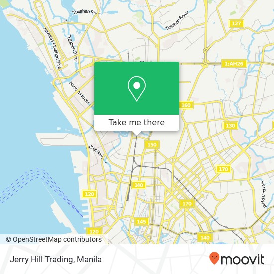 Jerry Hill Trading, Hermosa St Barangay 200, Manila map