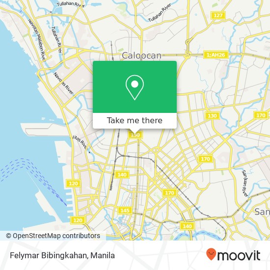 Felymar Bibingkahan, Rizal Ave Barangay 374, Manila map