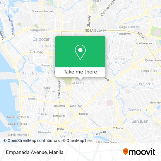 Empanada Avenue map