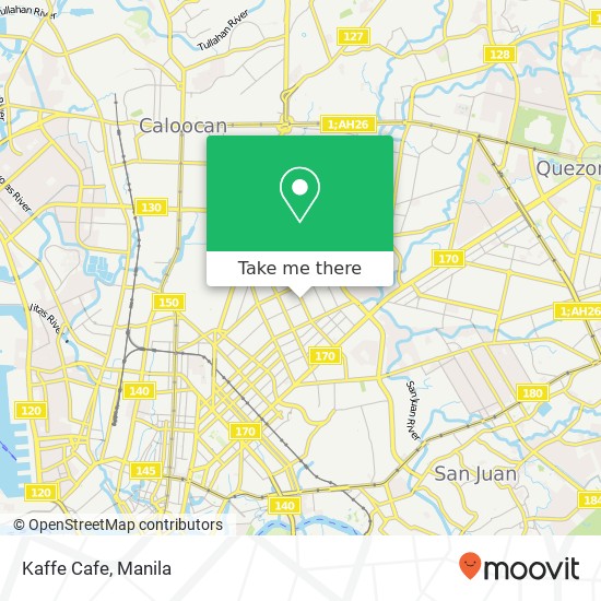 Kaffe Cafe, Banawe Ave Lourdes, Quezon City map