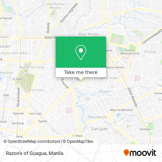 Razon's of Guagua map