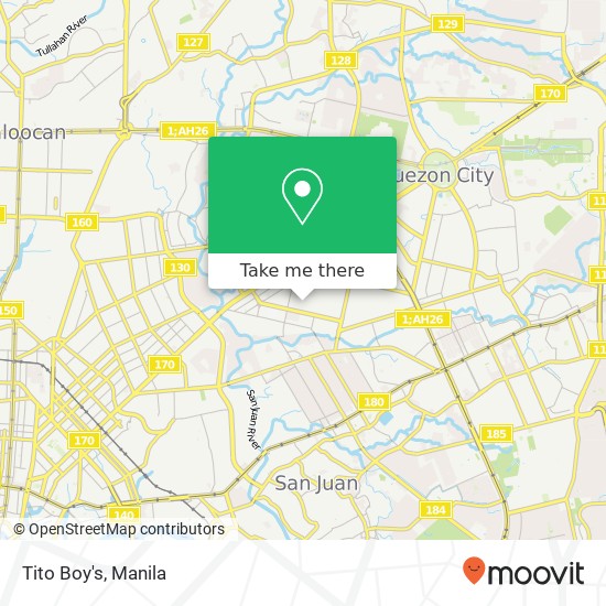 Tito Boy's, Sct. Santiago Laging Handa, Quezon City map