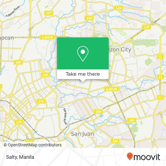 Salty, Sct. Tobias Laging Handa, Quezon City map