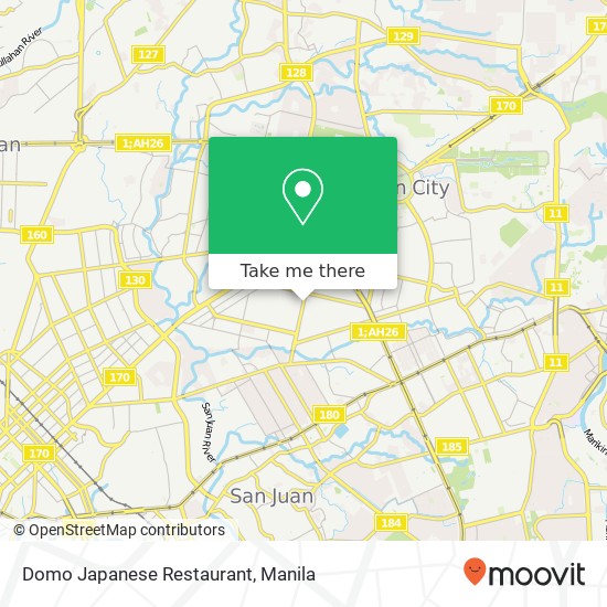 Domo Japanese Restaurant, Tomas Morato Ave Sacred Heart, Quezon City map