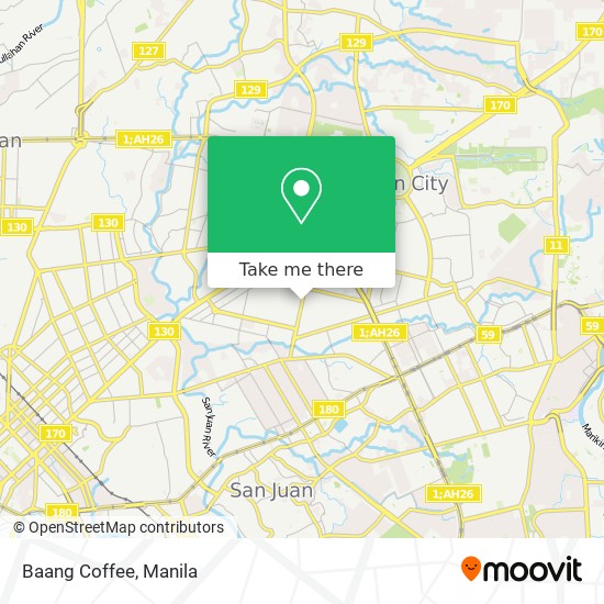 Baang Coffee map