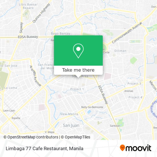 Limbaga 77 Cafe Restaurant map