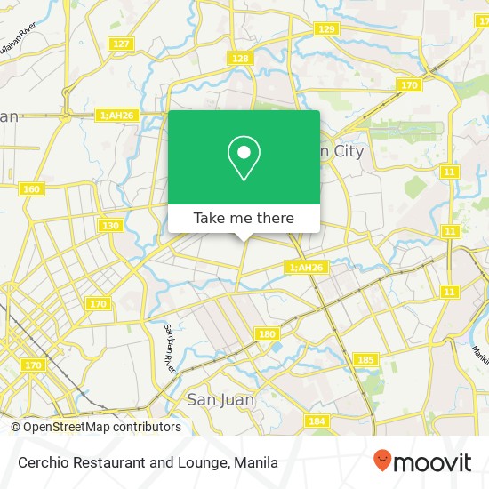 Cerchio Restaurant and Lounge, Sct. Limbaga Laging Handa, Quezon City map