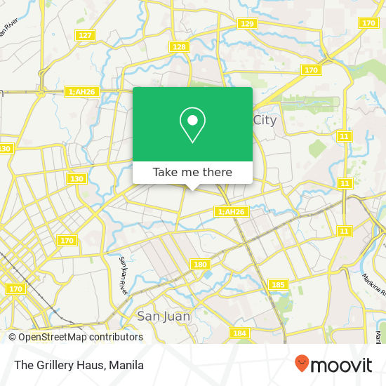 The Grillery Haus, Sct. Torillo Sacred Heart, Quezon City map