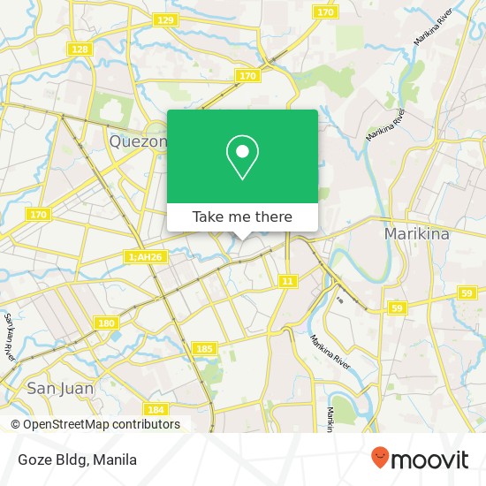 Goze Bldg, Narra Claro, Quezon City map