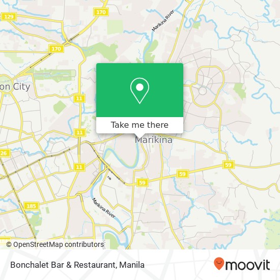 Bonchalet Bar & Restaurant map