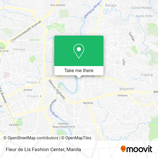 Fleur de Lis Fashion Center map