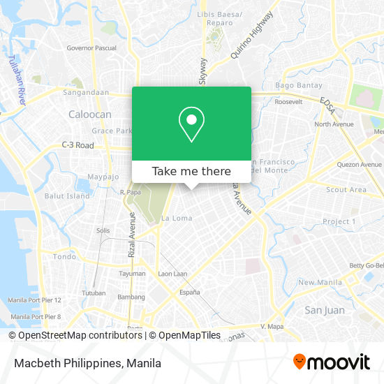 Macbeth Philippines map