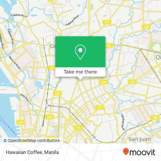 Hawaiian Coffee, Del Monte Ave Maharlika, Quezon City map