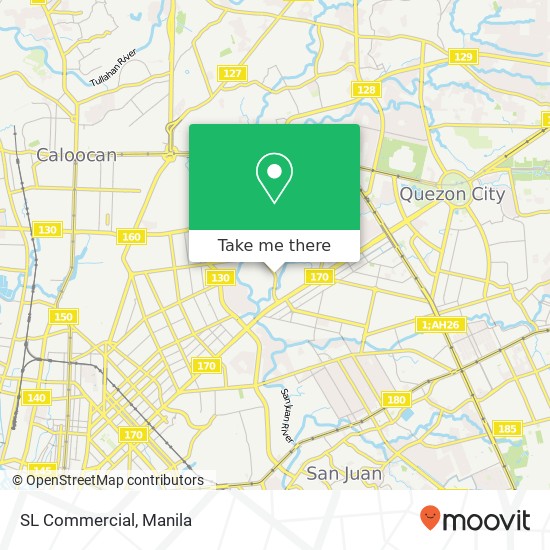 SL Commercial, Roosevelt Ave Paraiso, Quezon City map