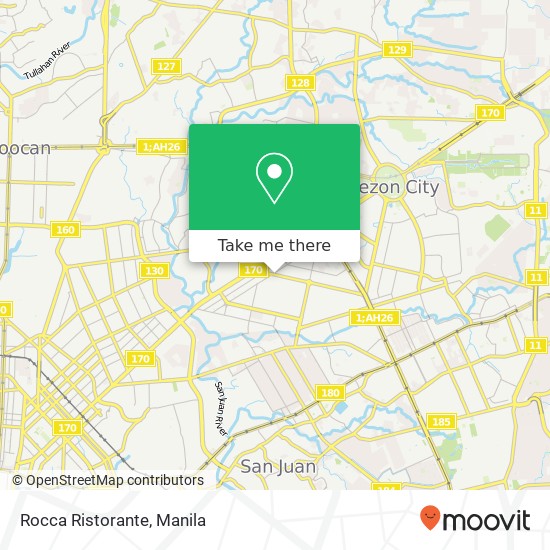 Rocca Ristorante, South Ave Laging Handa, Quezon City map