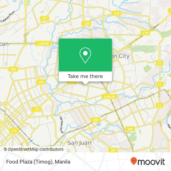 Food Plaza (Timog), Sct. Tuason Laging Handa, Quezon City map