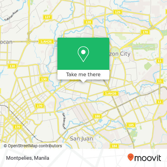 Montpelies, Sct. Limbaga Laging Handa, Quezon City map
