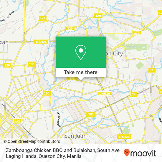 Zamboanga Chicken BBQ and Bulalohan, South Ave Laging Handa, Quezon City map