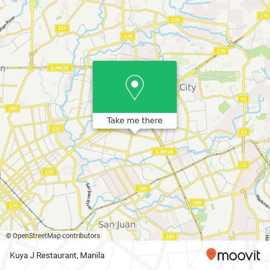Kuya J Restaurant, South Ave South Triangle, Quezon City map