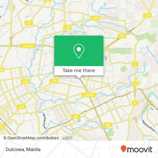 Dulcinea, EDSA South Triangle, Quezon City map