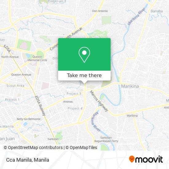 Cca Manila map